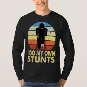 Broken Leg Injury Ankle Knee Funny Get Well Soon G T-Shirt