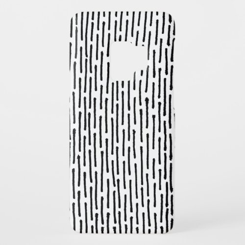 Broken Lines _ Black on White Case_Mate Samsung Galaxy S9 Case