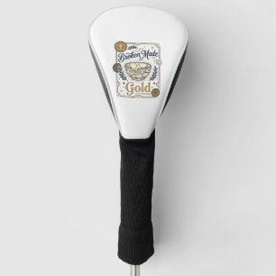 Broken Made Gold Jesus Kintsugi Broken Pottery Chr Golf Head Cover
