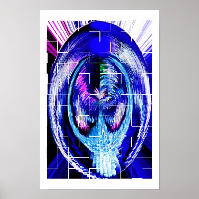 Broken mirror art poster (Front)