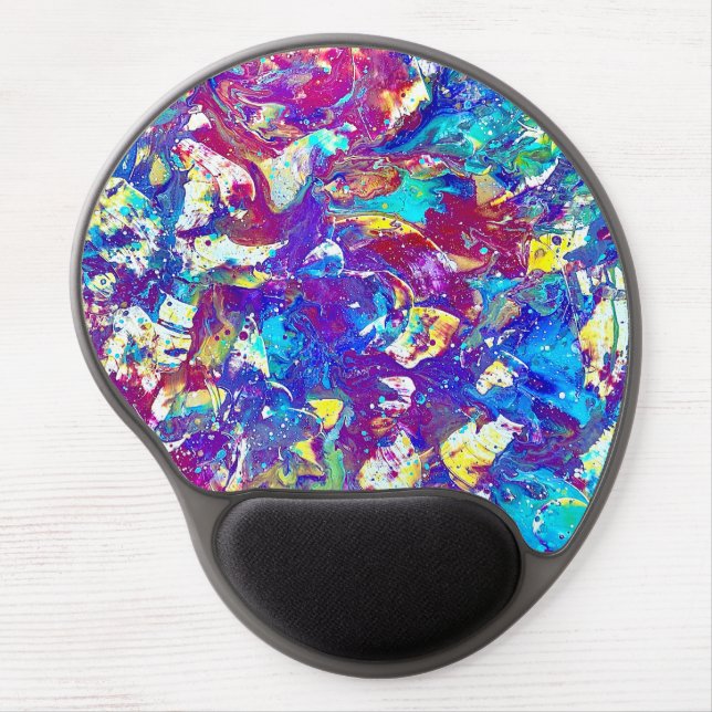 Broken Mood Ring Series No. 1 – Fractured Spectrum Gel Mouse Pad (Front)
