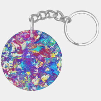 Broken Mood Ring Series No. 1 – Fractured Spectrum Keychain