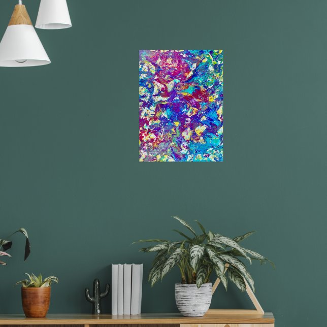 Broken Mood Ring Series No. 1 - Fractured Spectrum Poster (Living Room 1)