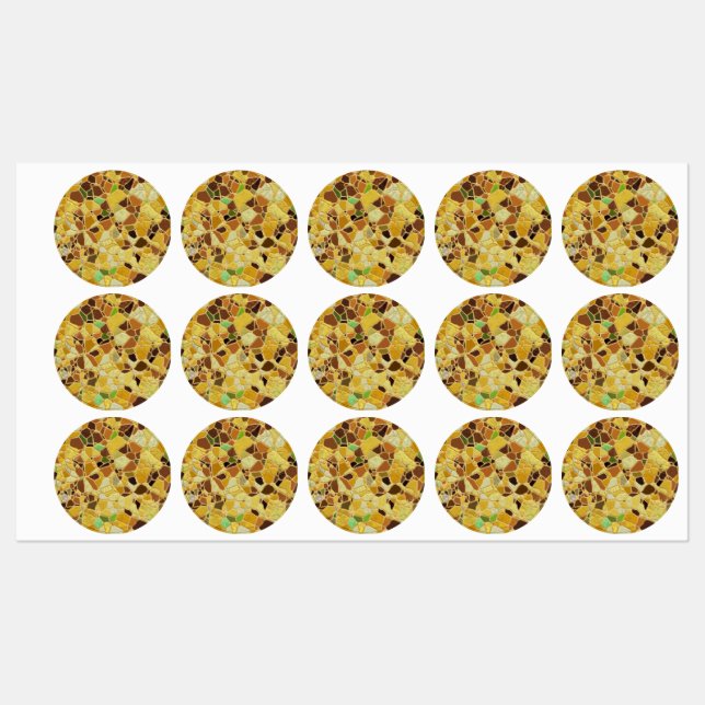 broken mosaic A Labels (Sheet)