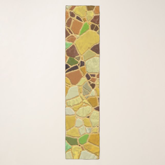 broken mosaic A Scarf (Front)