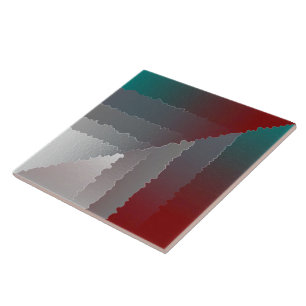 Broken mosaic ceramic tile