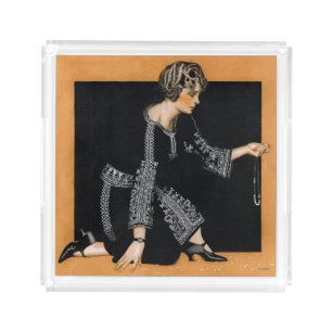 Broken Pearl Necklace Acrylic Tray