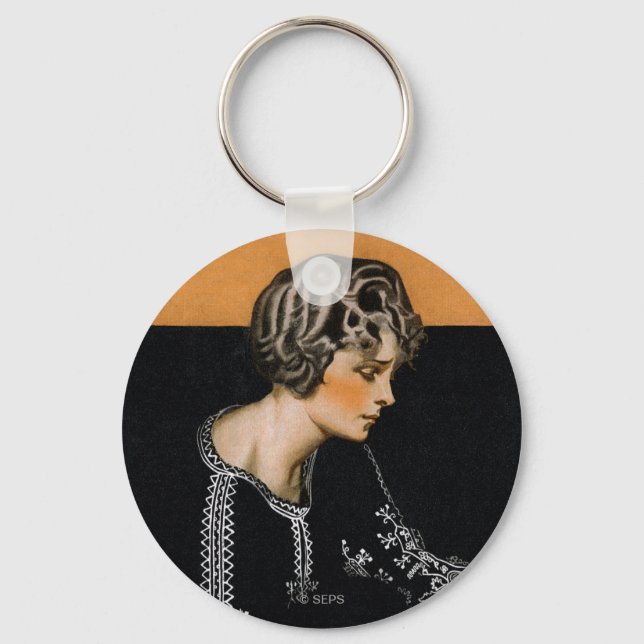 Broken Pearl Necklace Keychain (Front)