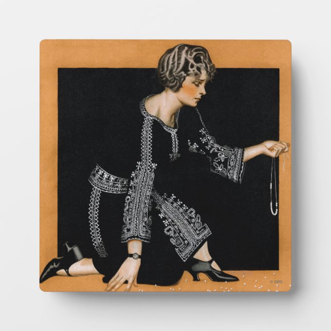 Broken Pearl Necklace Plaque (Front)