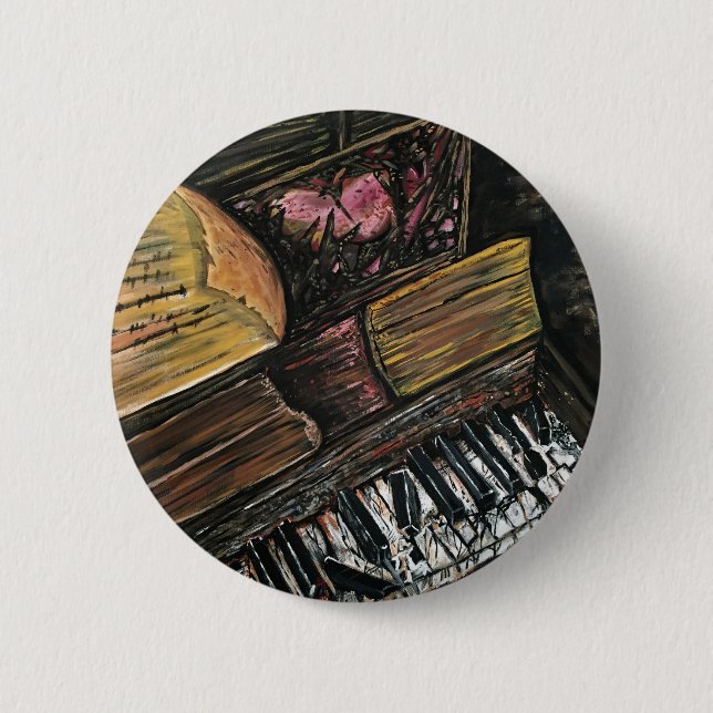 Broken Piano Button (Front)