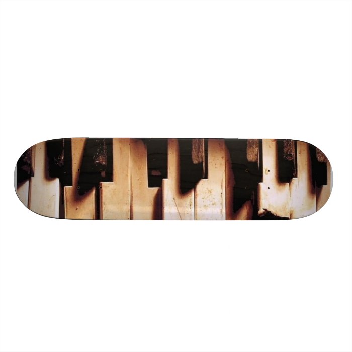 broken piano keys skate decks