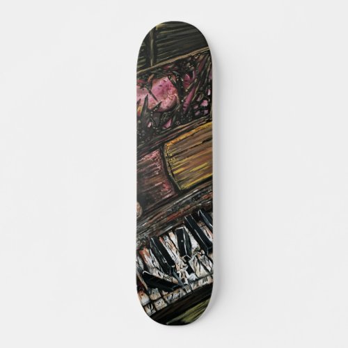 Broken Piano Skateboard