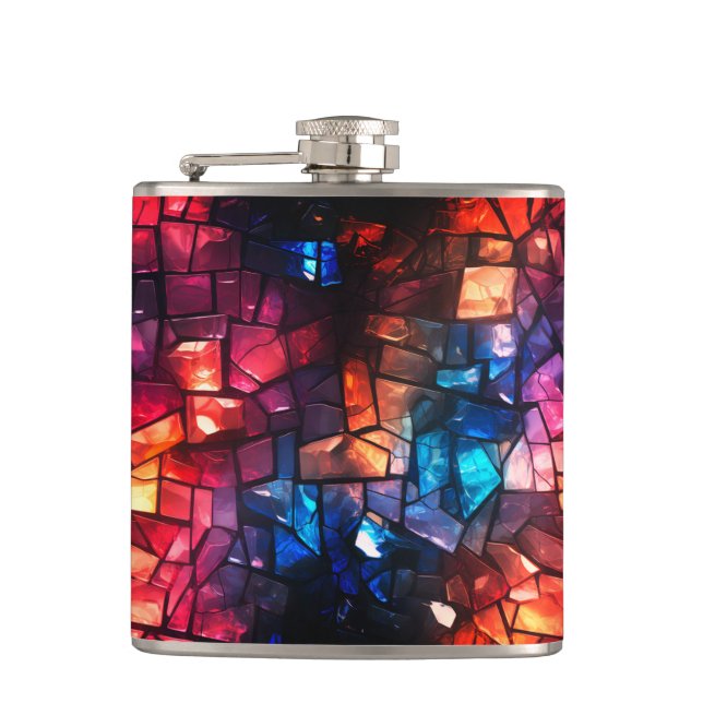 Broken Pieces Flask (Front)