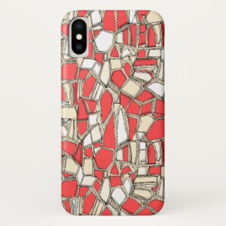 BROKEN POP coral iPhone X Case