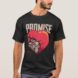 Broken Promise Broken Heart Rib Cage Sad Emo Break T-Shirt