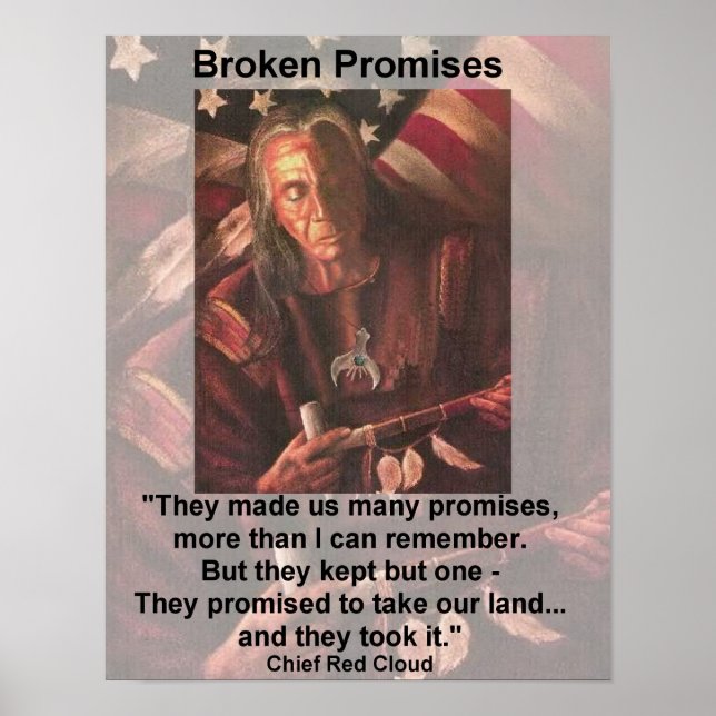 broken promises poster (Front)
