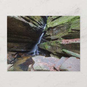 Broken Rock Falls, Hocking Hills, Ohio Postcard