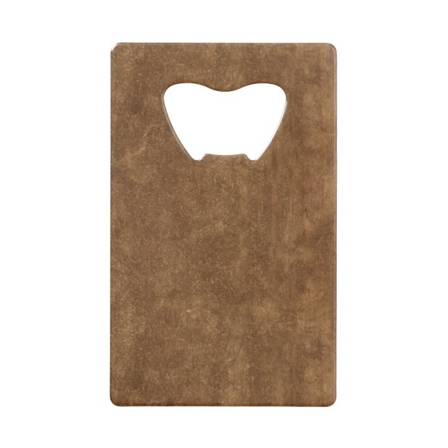 Broken Rock With Flecks of Gold Credit Card Bottle Opener (Front)
