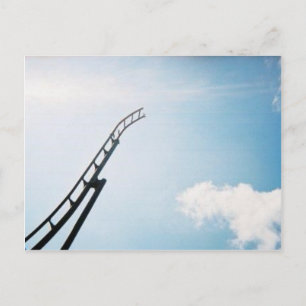 Broken Rollercoaster Postcard