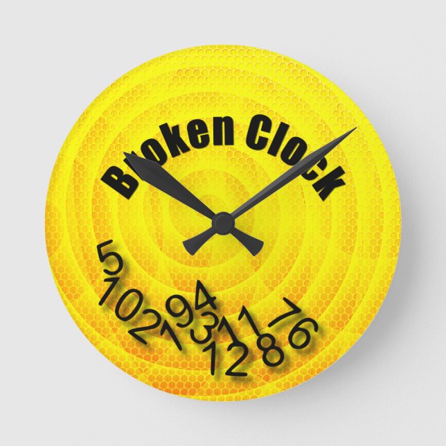 Broken Round Clock (Front)