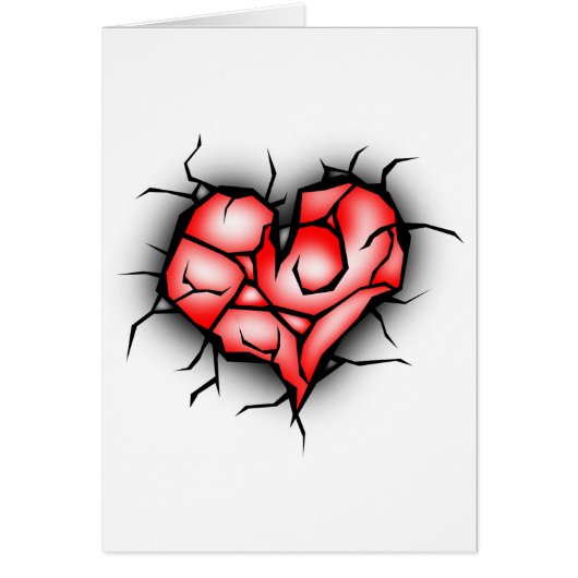 Broken & Shattered Heart Cards (Front)