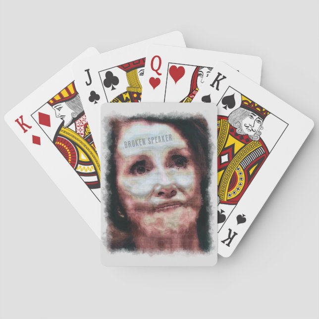 Broken Speaker Poker Cards (Back)