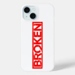 Broken Stamp iPhone 15 Case