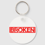 Broken Stamp Keychain