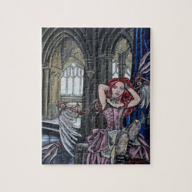 broken steampunk fairy art jigsaw puzzle (Vertical)