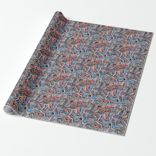 Broken Textures: Stained Glass Unity Wrapping Paper
