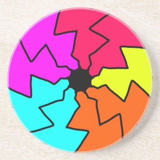 Broken themed Colourful  Coaster