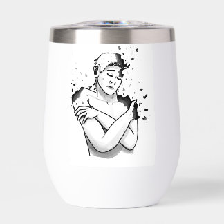 Broken Thermal Wine Tumbler