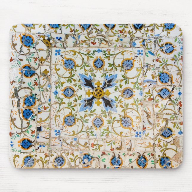 Broken Tile Mosaic Mousepad (Front)