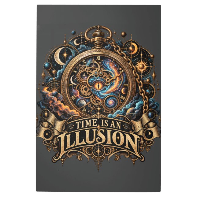 Broken Time Metal Print (Front)