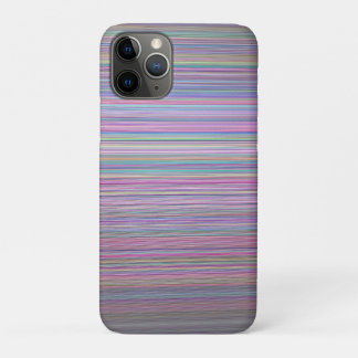 Broken TV screen Rainbow stripe iPhone 11 Pro Case