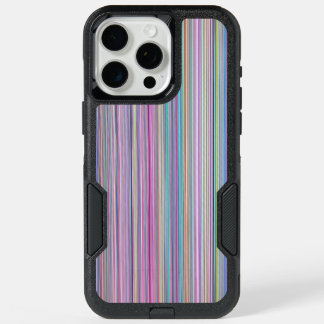 Broken TV screen Rainbow stripe iPhone 15 Pro Max Case