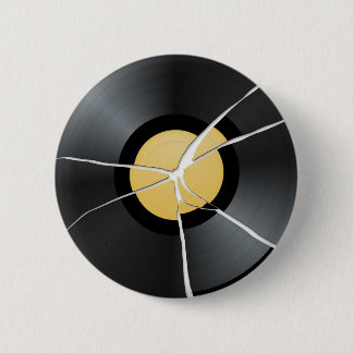 Broken Vinyl Record Button