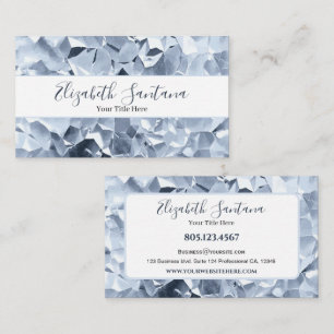 Broken White Crystals Business Card