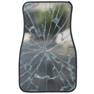 broken window car floor mat