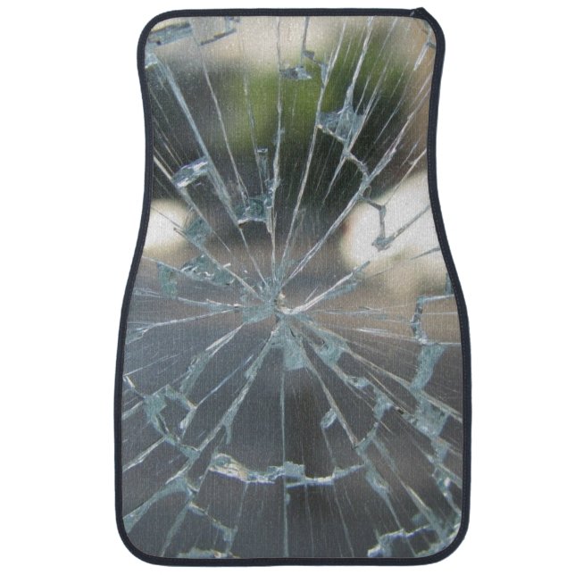 broken window car floor mat (Front)