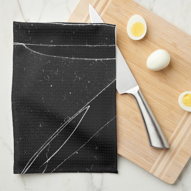 BROKEN WINDOW KITCHEN TOWEL (Quarter Fold)