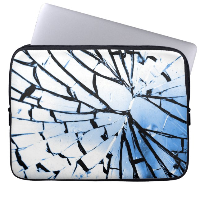 broken window laptop sleeve (Front)