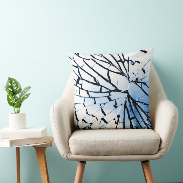 broken window throw pillow (Chair)