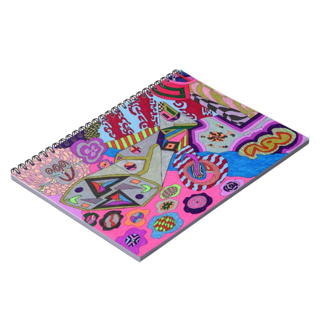 "Broken Wing" Abstract Art Notebook (Left Side)