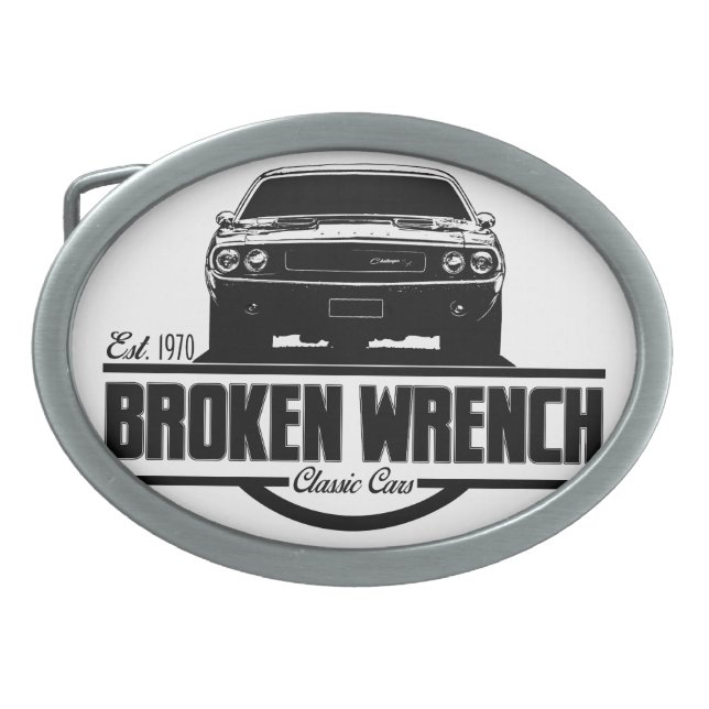 Broken Wrench Challenger Belt Buckle (Front)