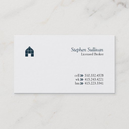 Customizable Broker ii business card template