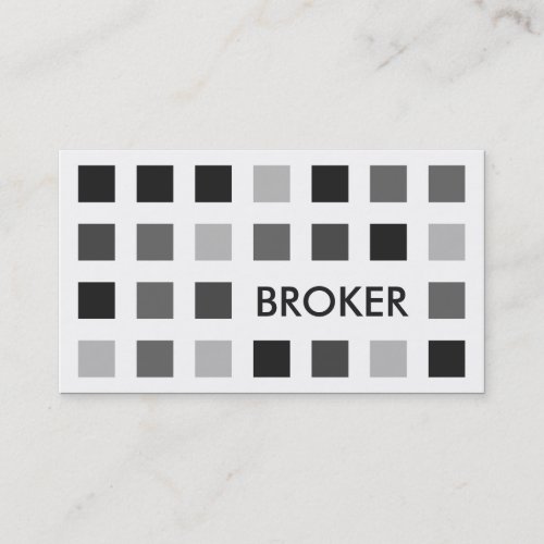 BROKER (mod squares) Business Card Templates