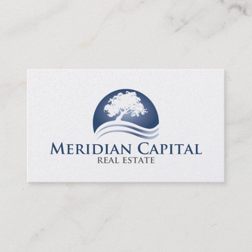 Customizable Brokerage Agent Business Card Pearl Finish