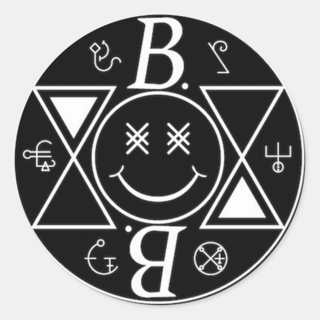 Bromance Logo Classic Round Sticker (Front)