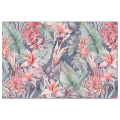 BROMELIAD IN TROPICAL FOREST DECOUPAGE TISSUE PAPER